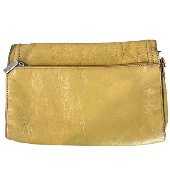 HOBO International Green Yellow Leather Large Clutch - Picture 2 of 16